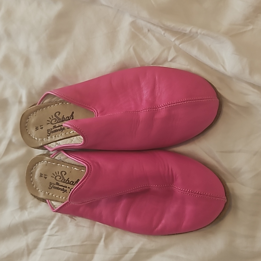 Sabah baba condessa pink mules